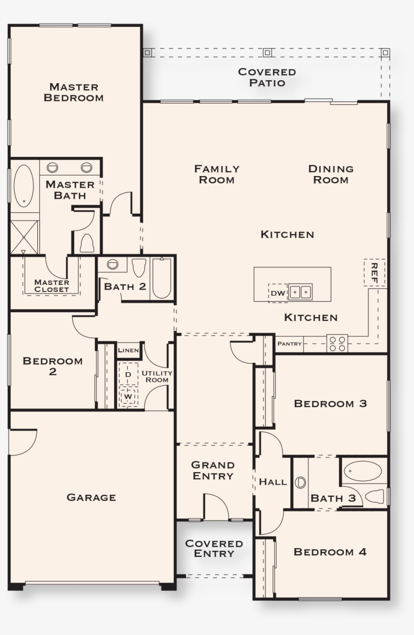 Distinctive Exteriors And Elegant First Impressions - Floor Plan, transparent png #7726030