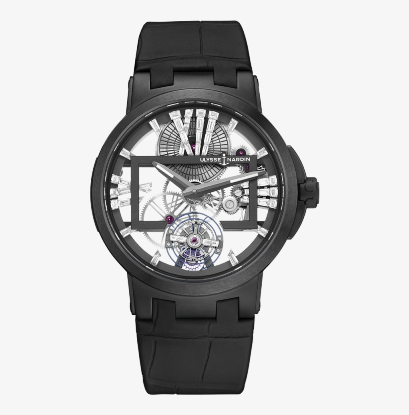 Executive Skeleton Tourbillon - Ulysse Nardin Executive Tourbillon, transparent png #7726086