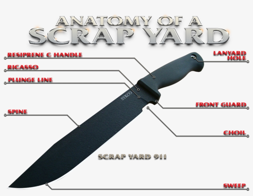 Knife Scrapyard 911, transparent png #7726323