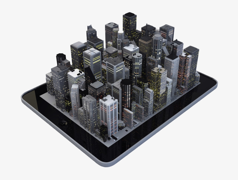 Image Result For 3d City Model - City Png Hd 3d, transparent png #7727006