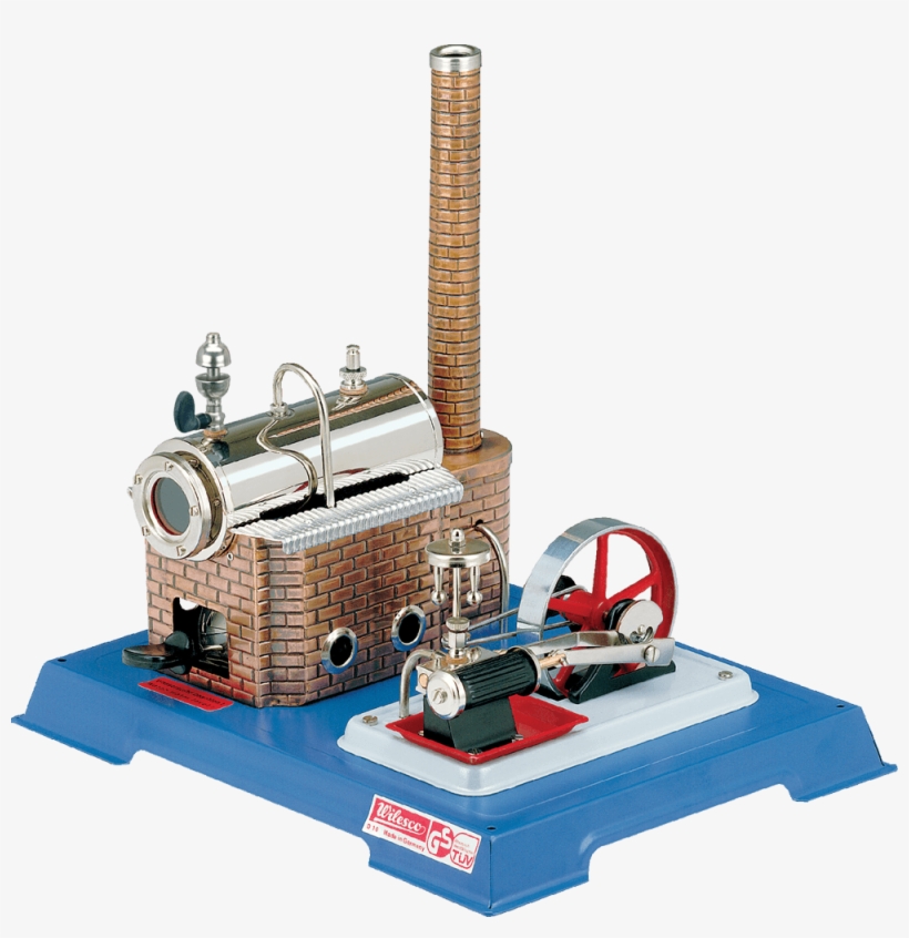 Wilesco Steam Engine, transparent png #7727247