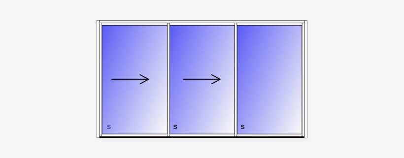 Aluminium Patio Sliding - Cross, transparent png #7727278