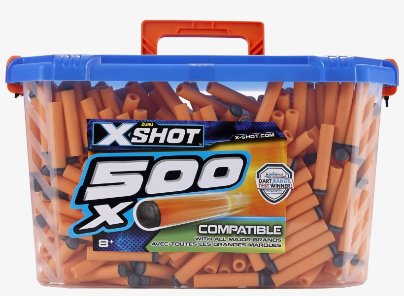 X-shot Excel Universally Compatible Foam Darts Refill - X Shot 500 Darts, transparent png #7727679