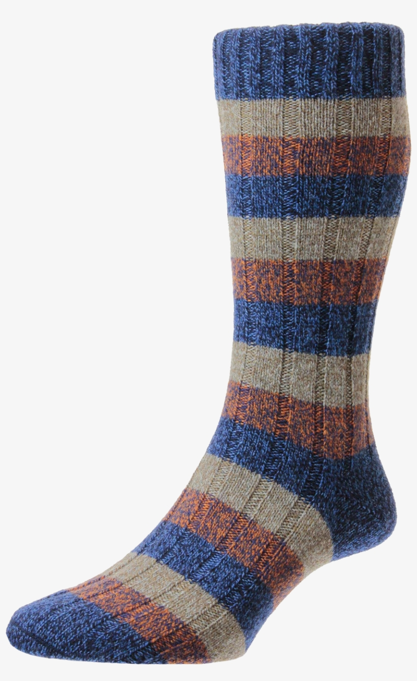 Scott Nichol Rib Stripe - Sock, transparent png #7727792