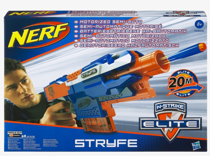 Nerf N Strike Elite Stryfe Blaster, transparent png #7727855
