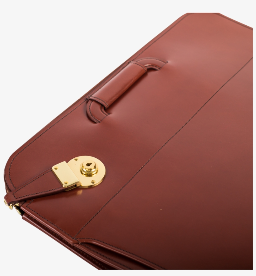 Exquisite Trimmings - Simpson London Slide Handle Slim Document Case, transparent png #7727924