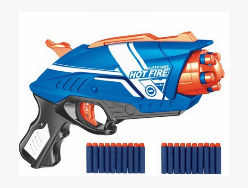 Nerf Tarzı Döner Namlu Dart Atan Silah Yumuşak Dart - Nerf Tabanca, transparent png #7728221
