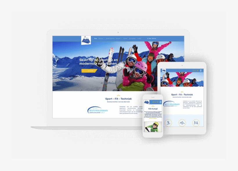 Website Laten Maken Webdesign Uit Friesland Png Pin - Skiing Families, transparent png #7728547