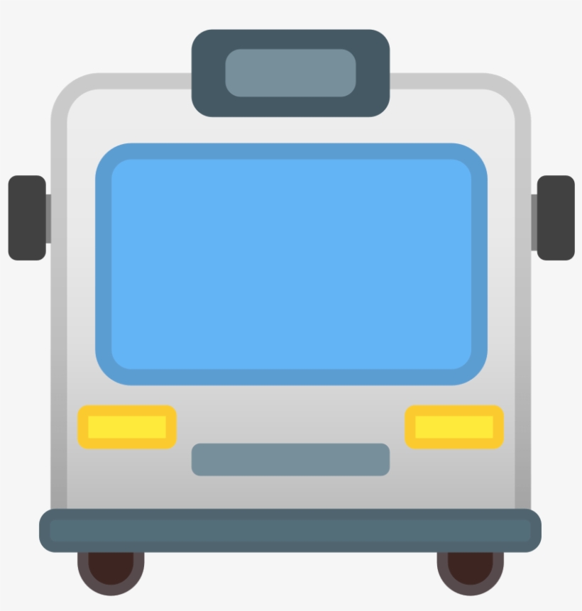 Emoji Icons Vacation - Emoji Autobus, transparent png #7728600