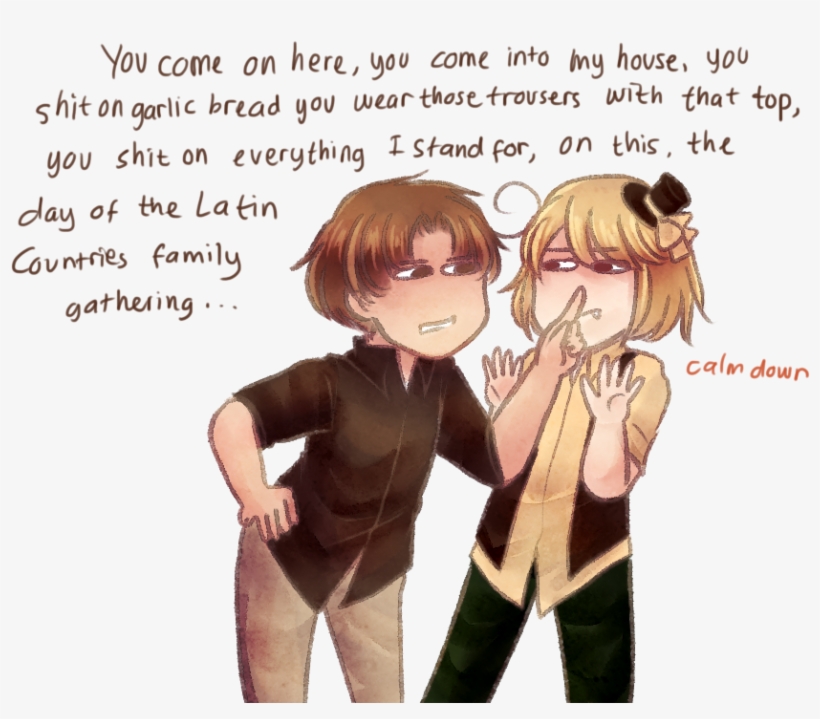 Hetalia Aph Italy Aph Romania F4rt - Hetalia Poland And Romania, transparent png #7729010