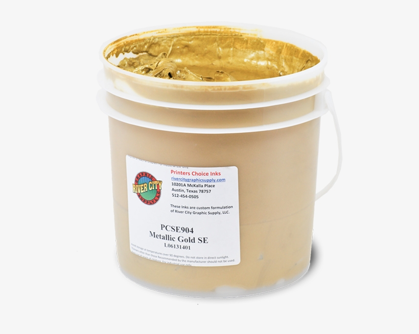 Printers Choice Metallic Gold Non-phthalate Plastisol - Metallic Gold Plastisol Ink, transparent png #7729011