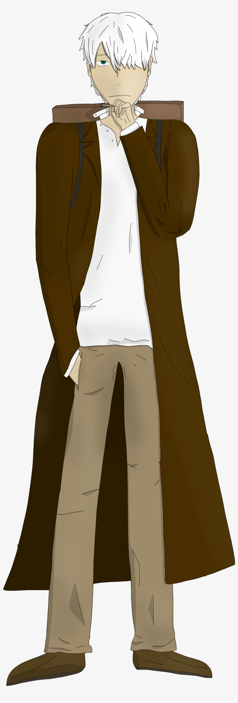 Old Paper, Ginko From Mushishi - Costume, transparent png #7729338