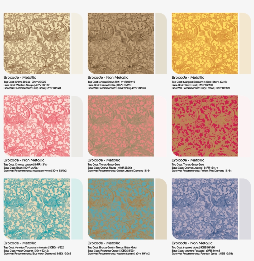 Brocade Color Option - Pattern, transparent png #7729400