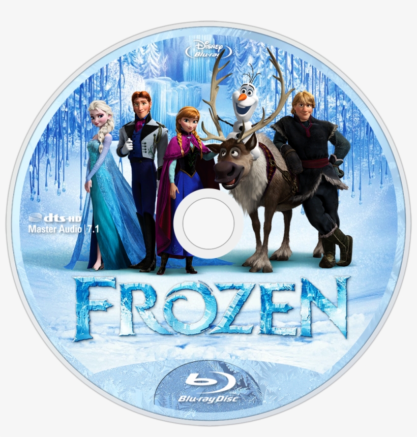 Movie Fanart - Frozen Blu Ray Label, transparent png #7729592