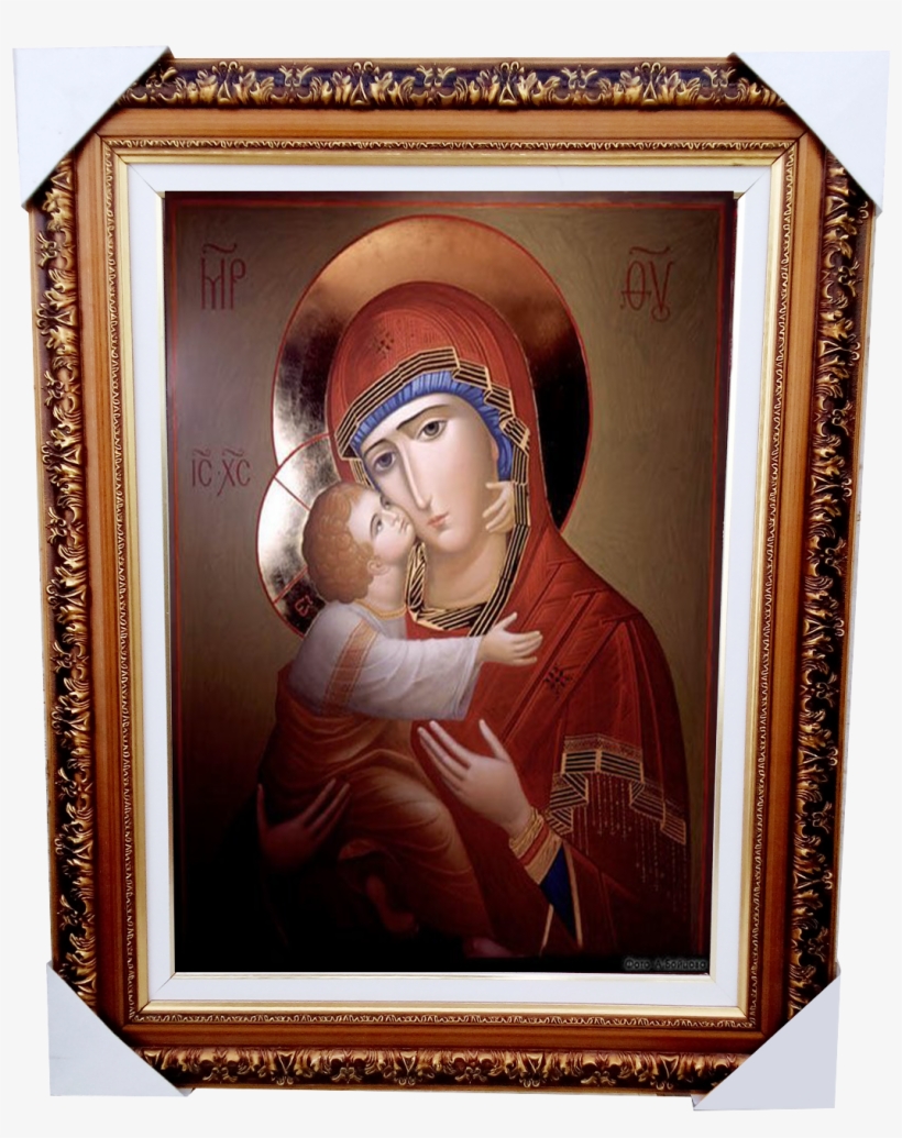 Icone Mae De Ternura - Santa Mãe De Deus, transparent png #7729596