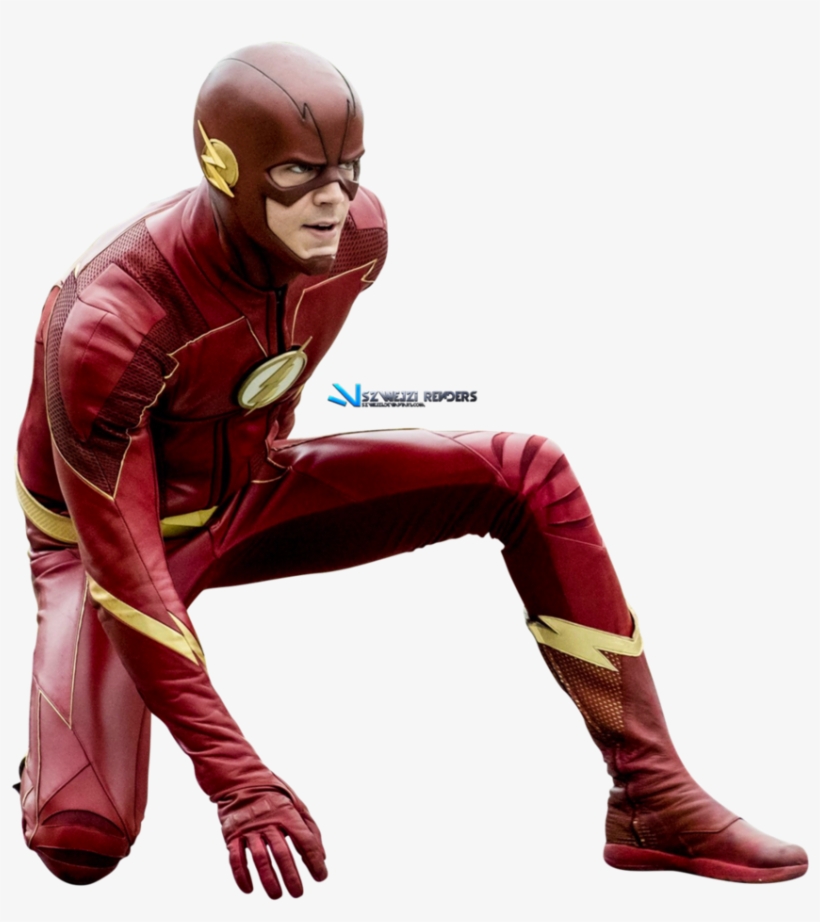 Barry Allen Png - Flash Season 4 Costume, transparent png #7729781