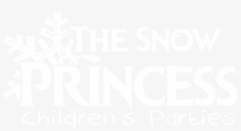 Snow Princess White Logo - Poster, transparent png #7729816