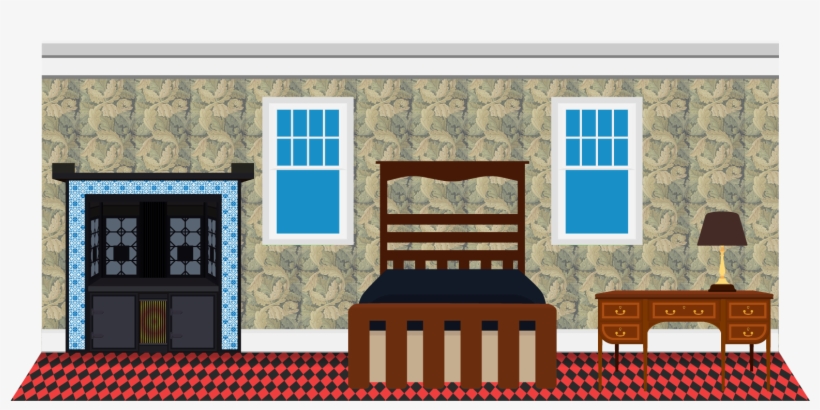 Following The Heaviness, Clutter And Dark Rich Colours - Bedroom, transparent png #7729868