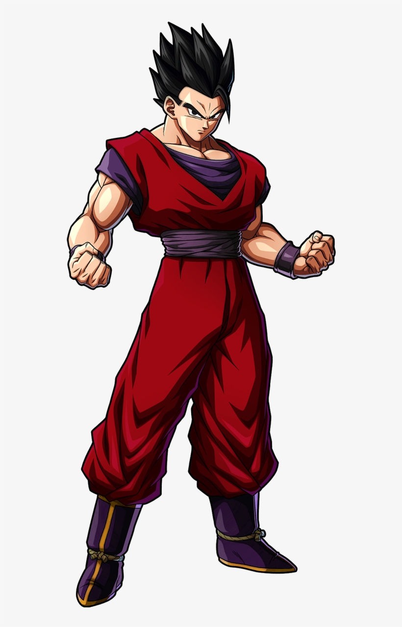 Nate On Twitter - Adult Gohan Dragon Ball Fighterz, transparent png #7730156