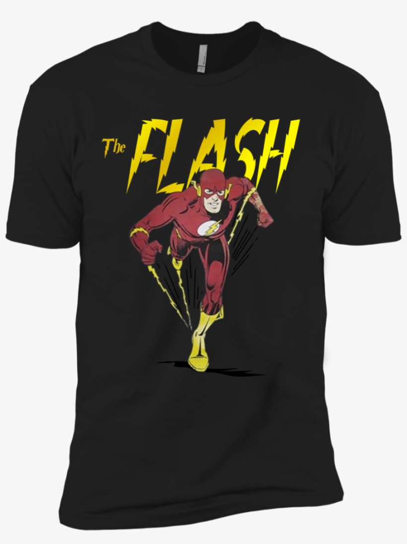 Flash Classic Barry Allen Dash Men's T-shirt Nl3600 - Flash, transparent png #7730324