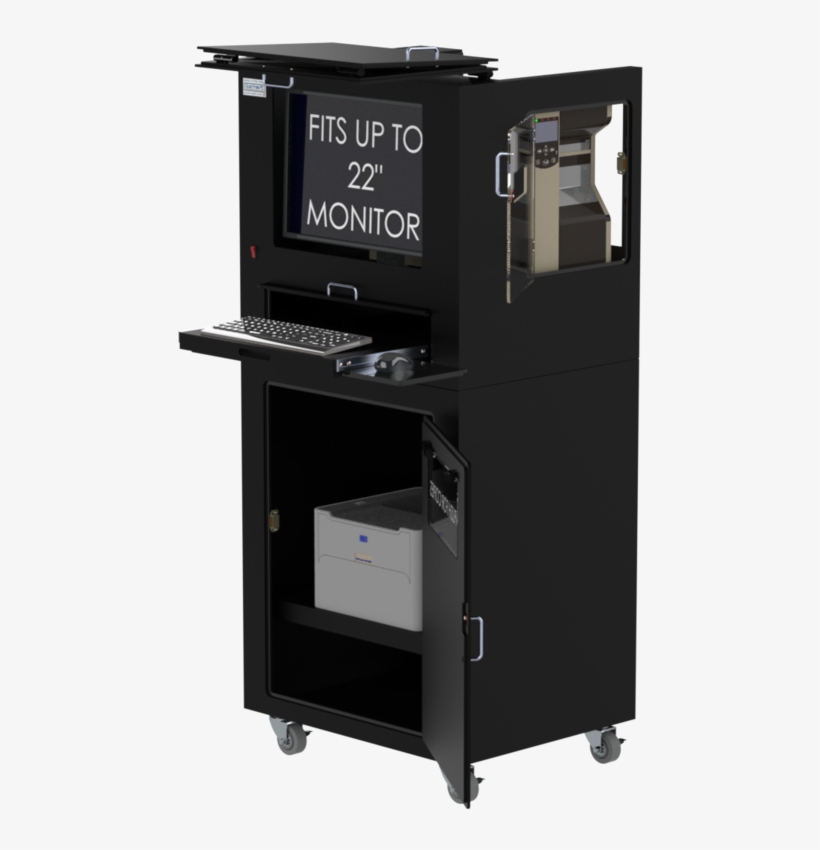 Dust Free Pc Multi-printer Workstation - Drawer, transparent png #7730798