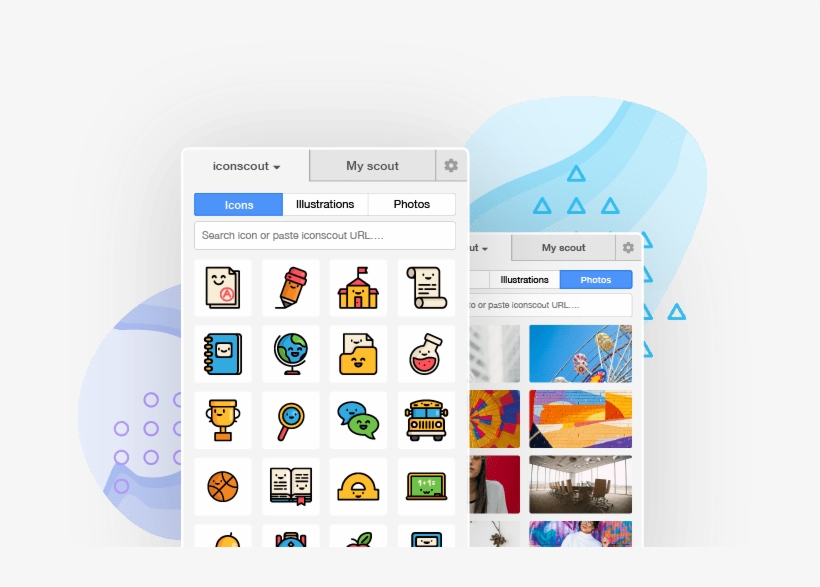 Access To Icons, Illustrations And Stock Photos Into - Web Page, transparent png #7730818