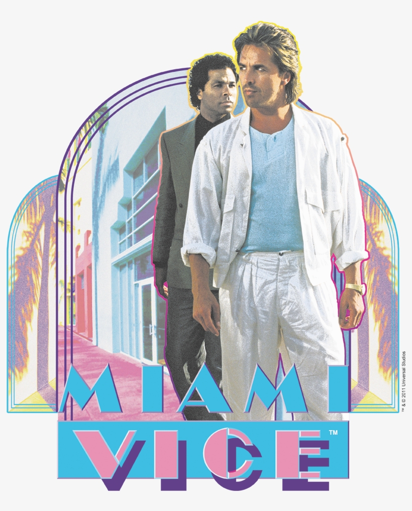 Miami Vice Miami Heat Women's T-shirt - Miami Vice, transparent png #7730940