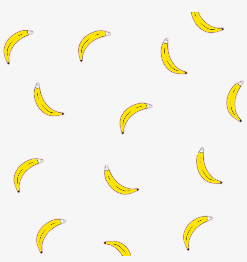 Tumblr Aesthetic Kawaii Banana Cute Background Png - Banana Png, transparent png #7730941