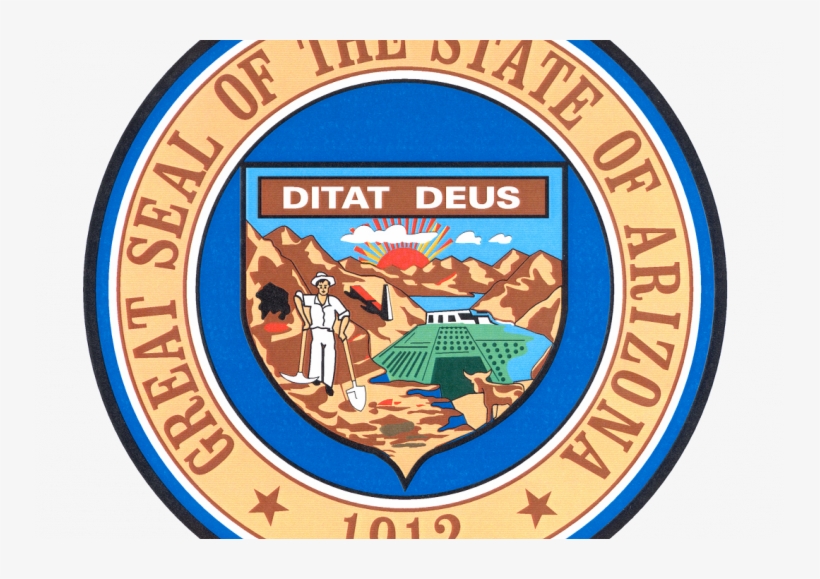 Az State Seal Transparent - Arizona State Seal, transparent png #7731242