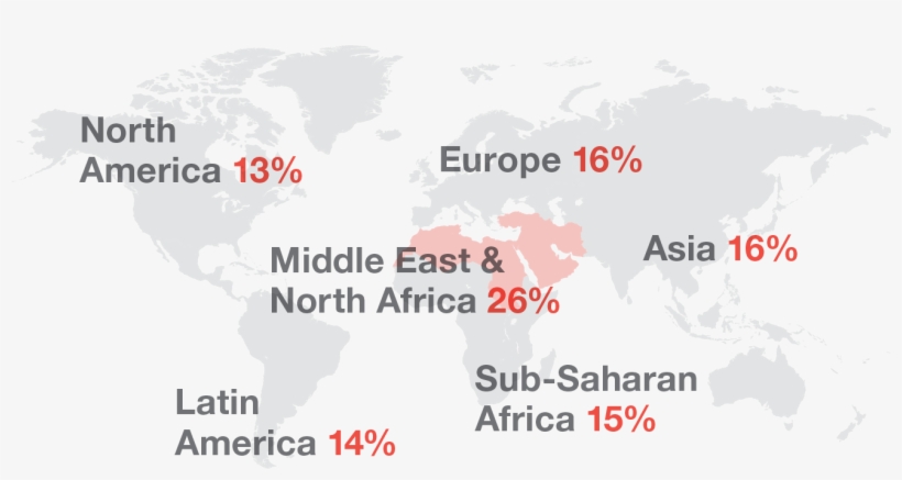 Survey On The Global Agenda - World Map, transparent png #7731339