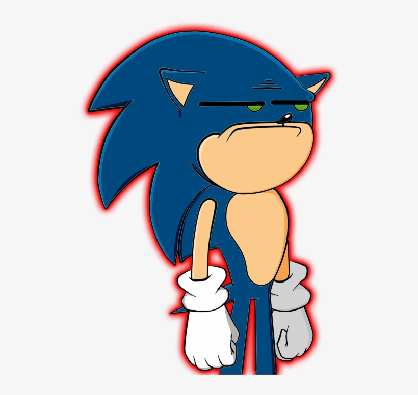 Thumb Image - Sonic Funny Face Png, transparent png #7731498