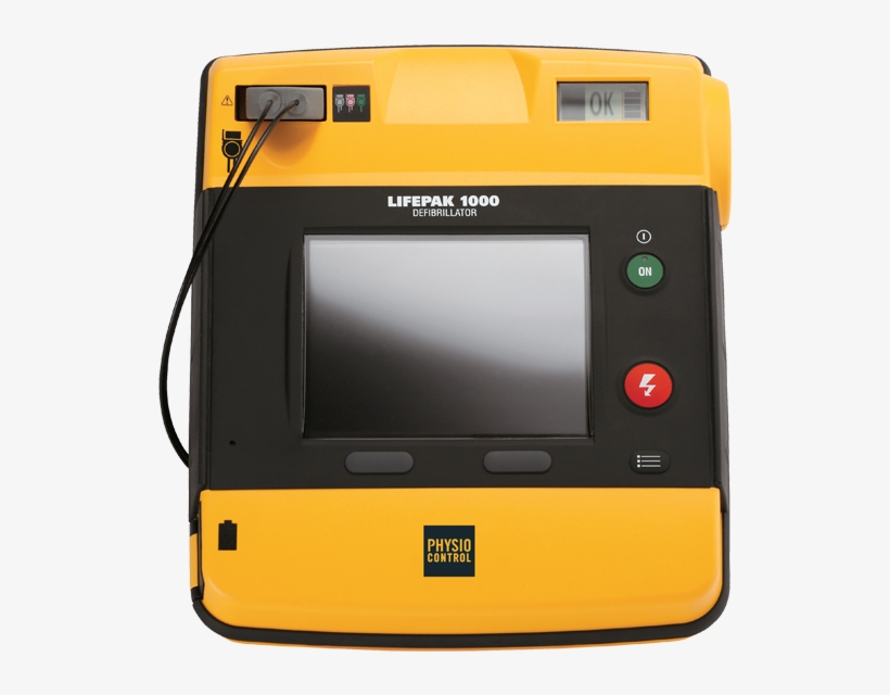 Lifepak 1000 Defibrillator - Physio Control Lifepak 1000 Ecg, transparent png #7731924