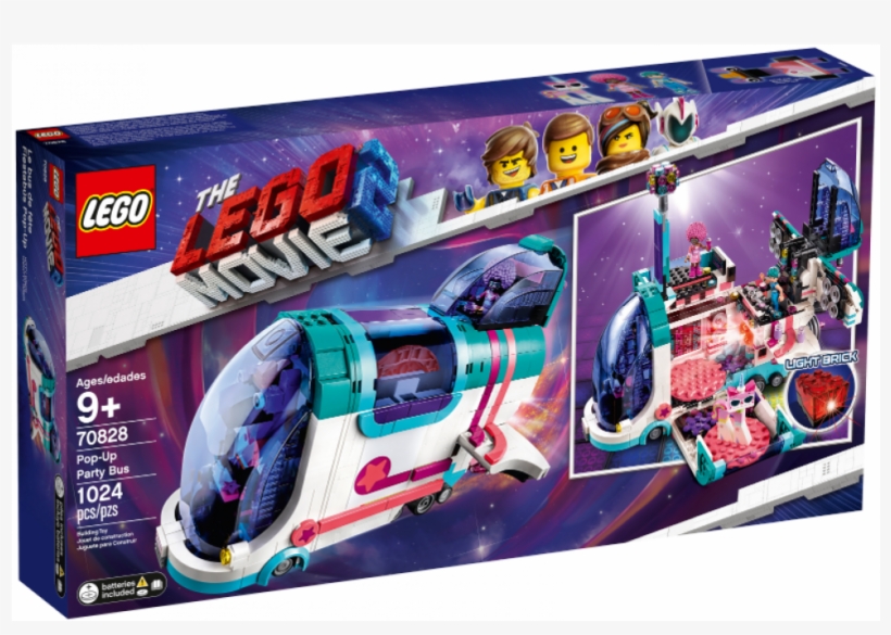 70828 1 - Lego Movie 2 Pop Up Party Bus, transparent png #7732408