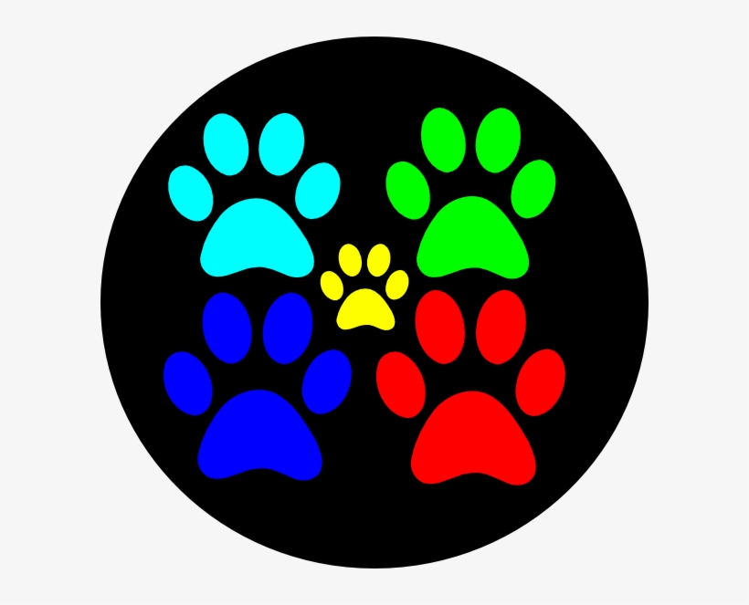 Paw Clipart Service Dog - Dog Walking, transparent png #7732555
