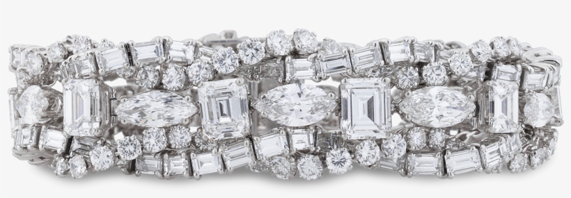 French Diamond Bracelet, - Transparent Diamond Bracelet Png, transparent png #7733063