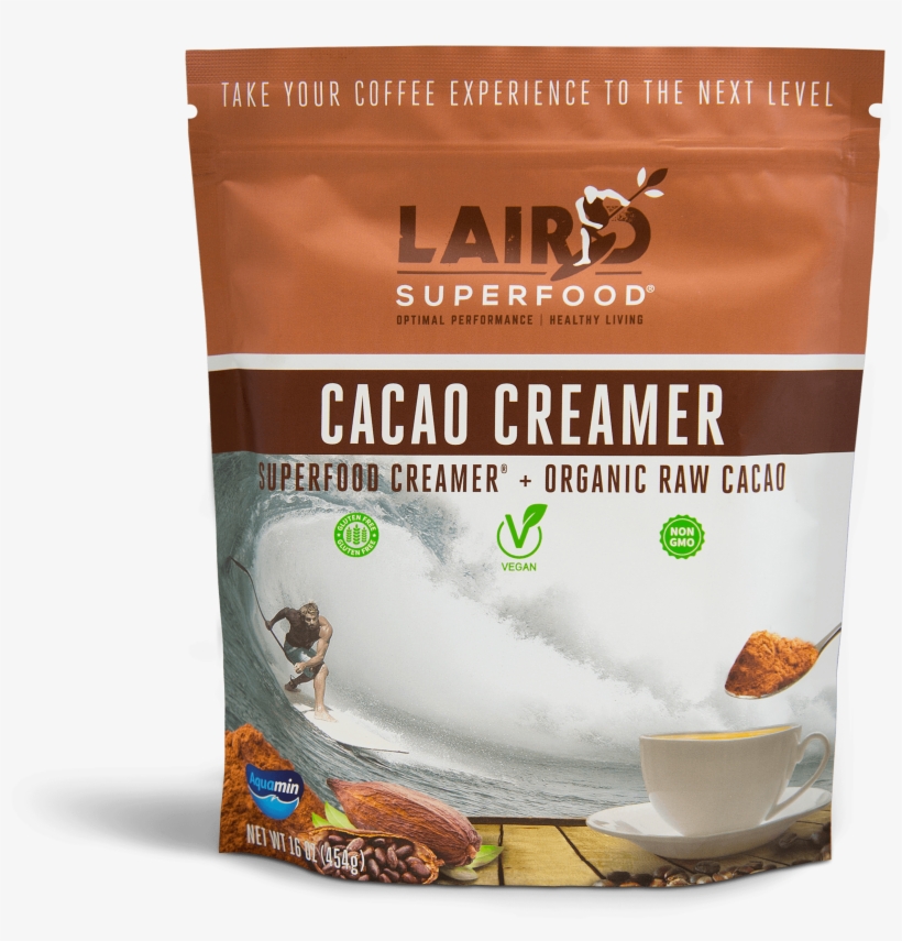 Laird Superfood® Cacao Creamer - White Coffee, transparent png #7733631