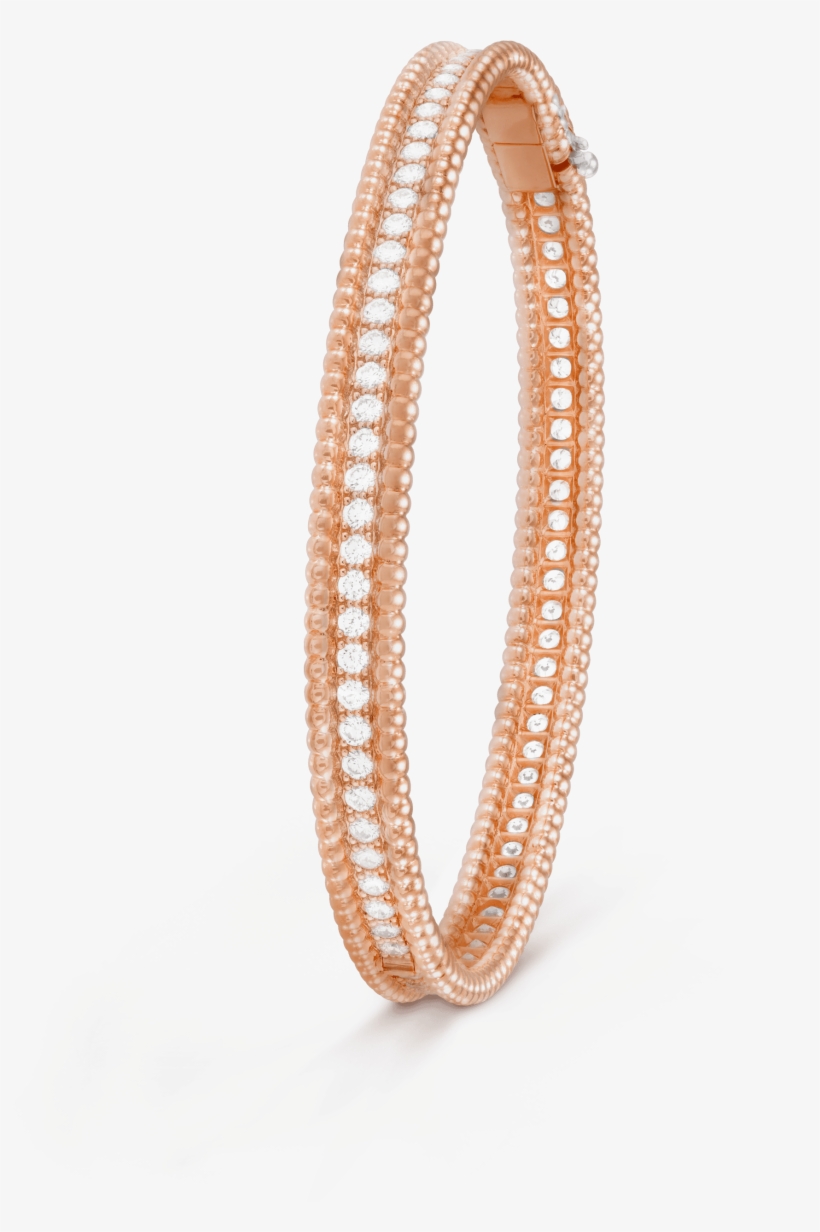 Perlée Diamonds Bracelet, 1 Row, Medium Model - Vcarp27f00, transparent png #7734126