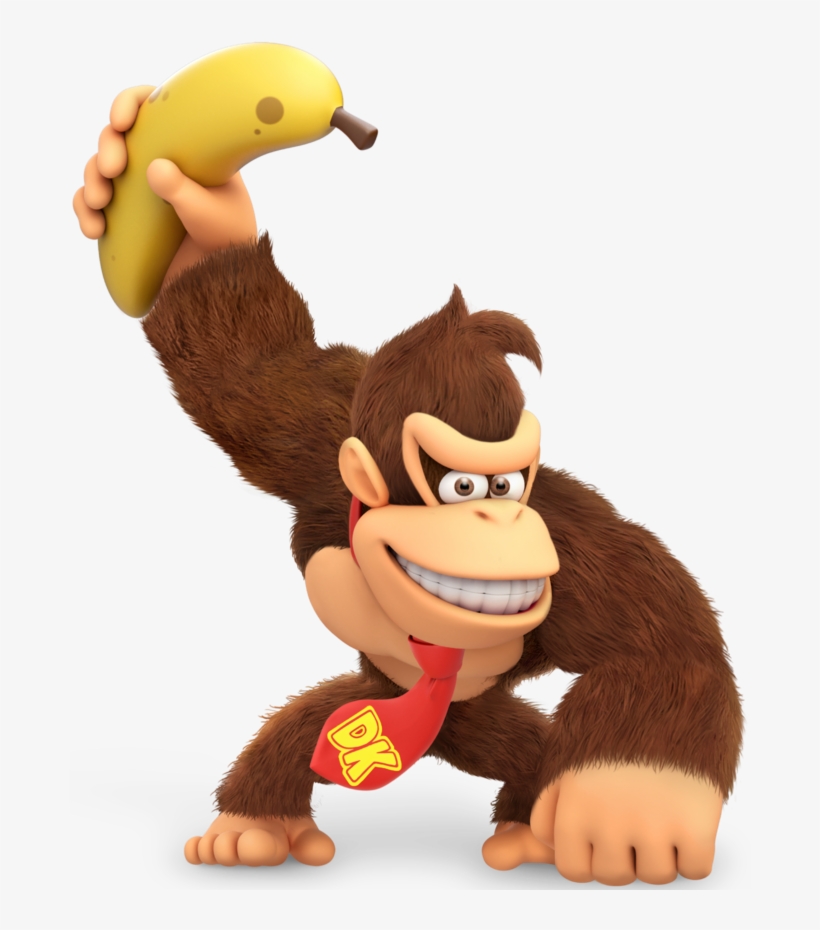 Donkey Kong - Mario And Rabbids Donkey Kong, transparent png #7734558