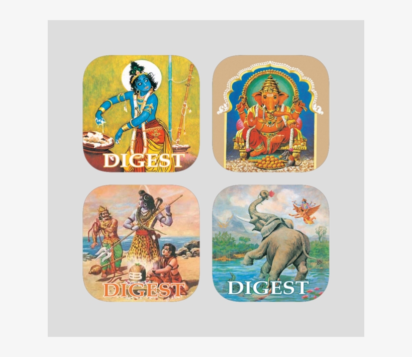 Great Indian Gods And Goddesses Amar Chitra Katha Mega - Amar Chitra Katha Ganesha, transparent png #7734997