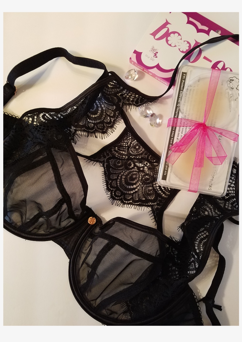 A Little Extra Barrier Between Your Nips And All Those - Lingerie Top, transparent png #7735053