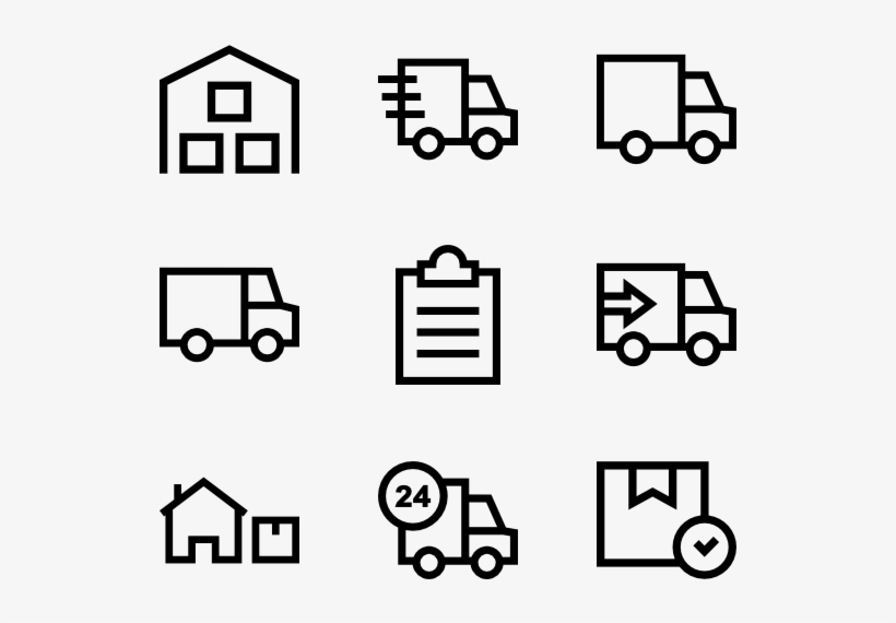 Shipping And Delivery - Manufacturing Icons, transparent png #7735064