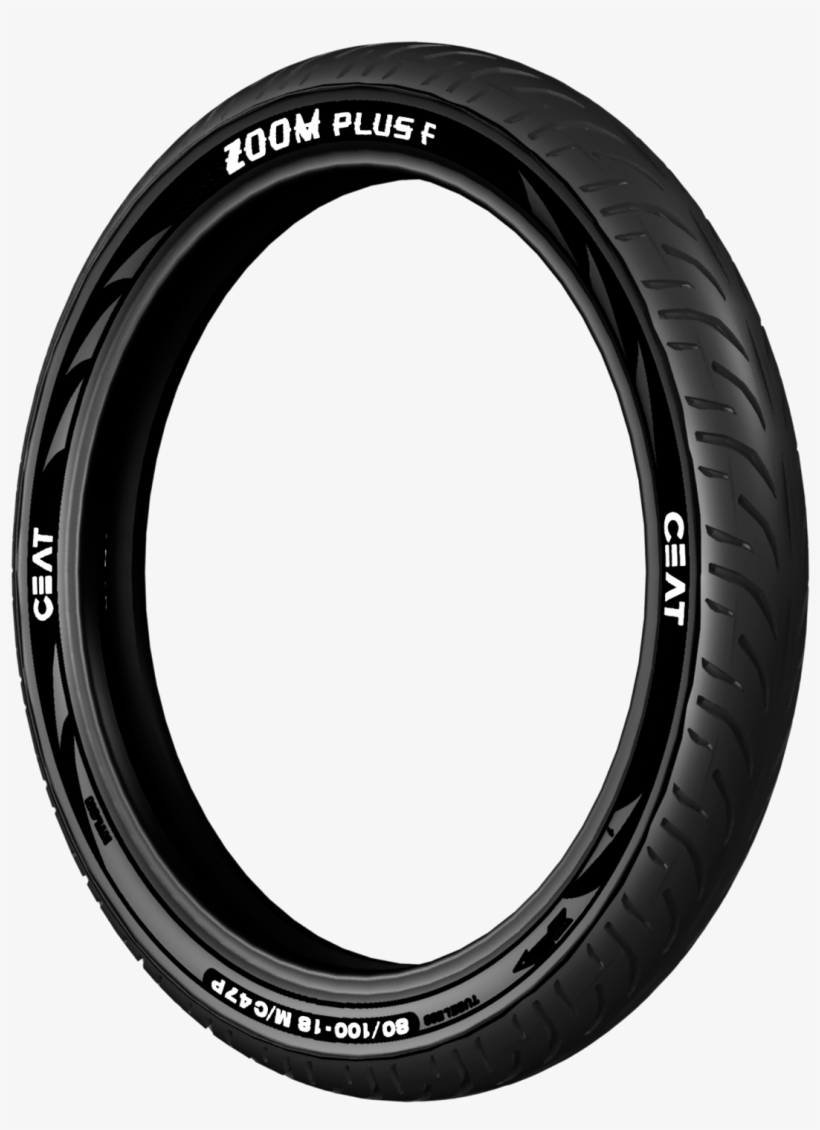 Ceat Zoom Plus F 100/80 17 Tubeless P Front Two-wheeler - Michelin Sirac Street 300 17 Tl, transparent png #7735344