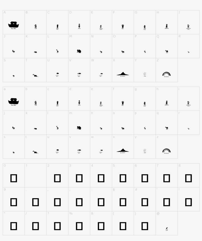 Font Characters - Characters - Noah - Number, transparent png #7735701