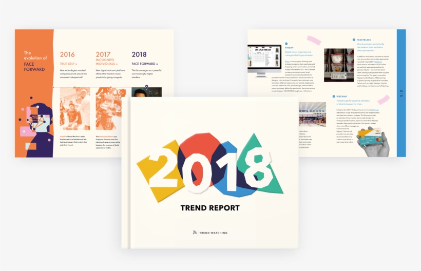 5 Trends For 2018 From Trendwatching - Brochure Design Trends 2018, transparent png #7735982