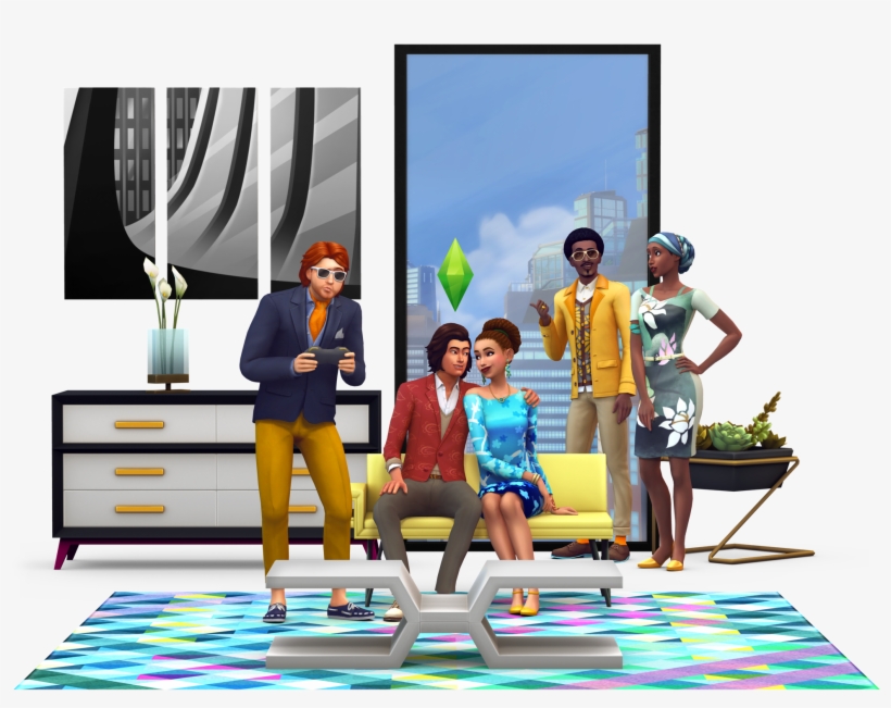 The Sims 4 City Living New Render Simsvip Origin On - Sims 4 City Living Renders, transparent png #7736407