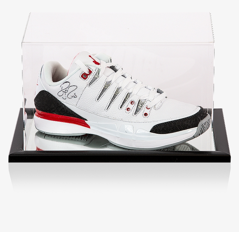 Roger Federer Signed Nike Zoom Vapor Rf X Air Jordan - Sneakers, transparent png #7736958