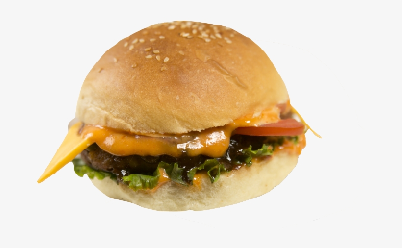 Bar B Q Beef Cheese Burger - Fast Food, transparent png #7737173