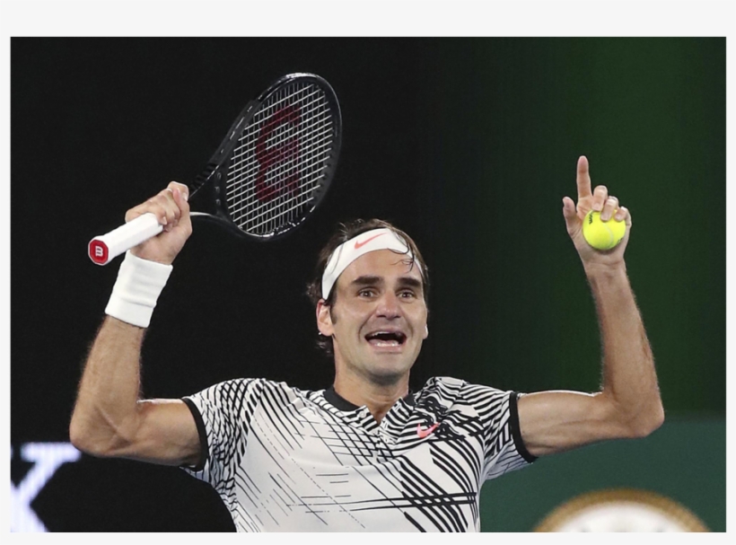 Epa Lo Svizzero È Tornato A Vincere Un Torneo Del Grande - Roger Federer Australian Open 2017, transparent png #7737380