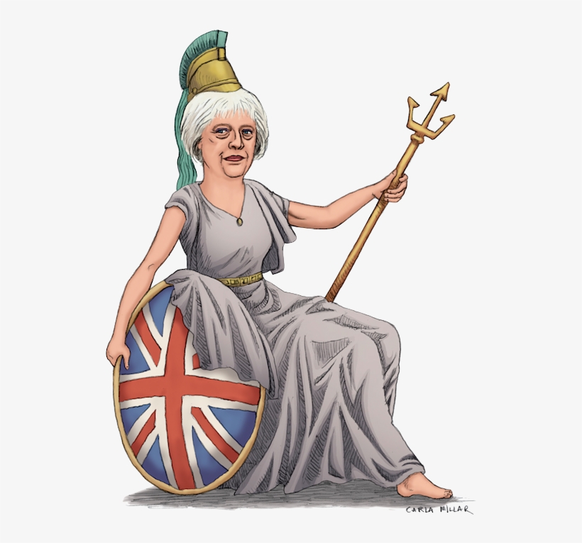 May Day - Rule Britannia Theresa May, transparent png #7737570