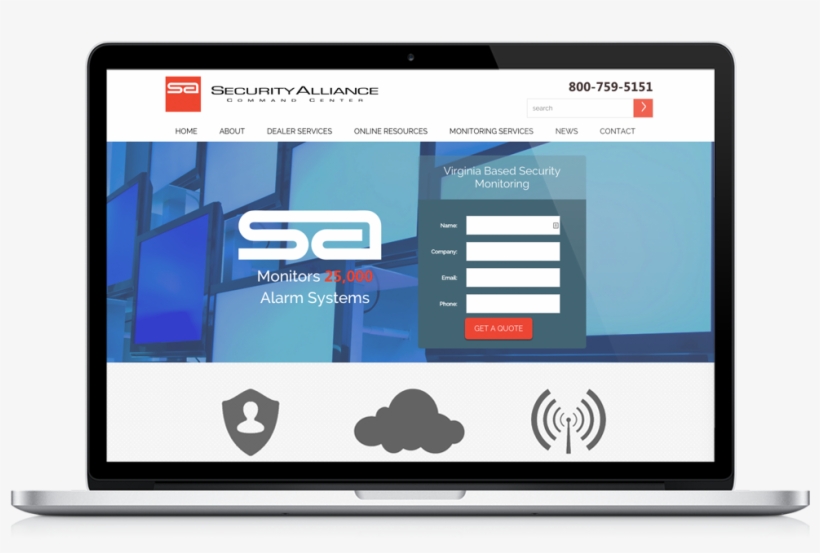 Web Design Security Company - Web Design, transparent png #7737741